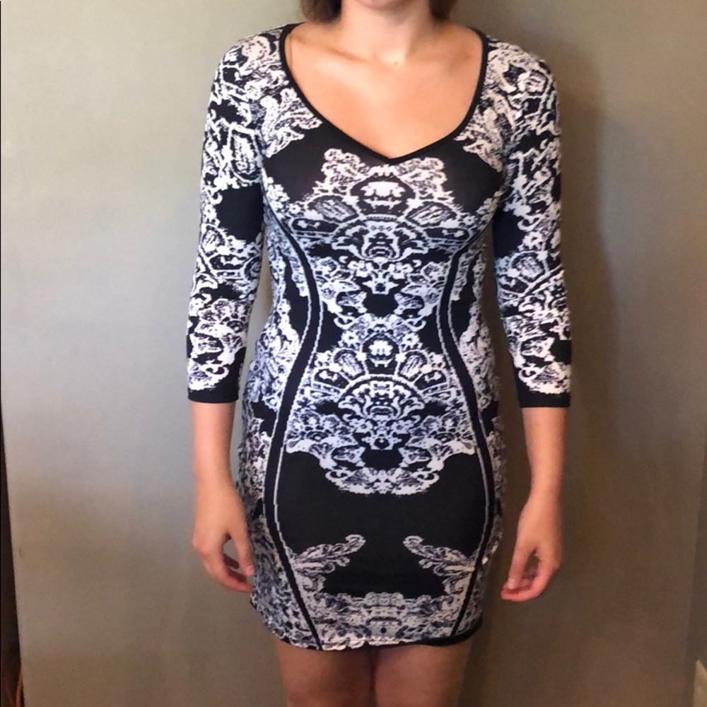 Black & White mini dress